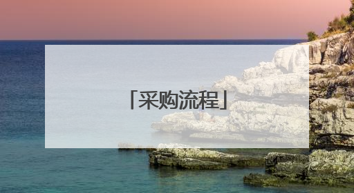 采购流程