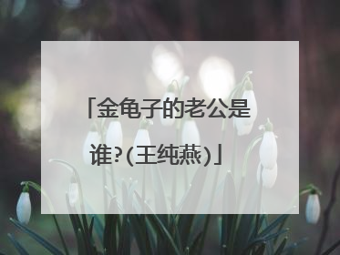金龟子的老公是谁?(王纯燕)