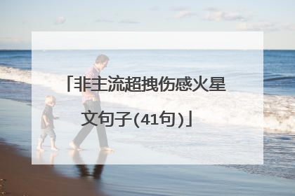 非主流超拽伤感火星文句子(41句)