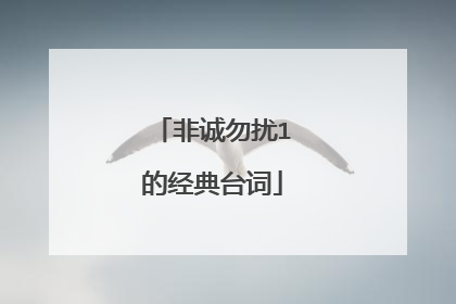 非诚勿扰1的经典台词