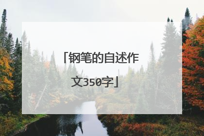 钢笔的自述作文350字
