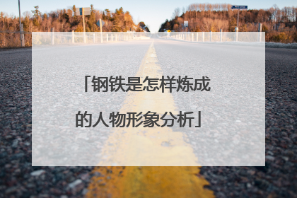 钢铁是怎样炼成的人物形象分析