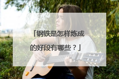 钢铁是怎样炼成的好段有哪些？