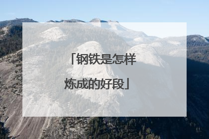 钢铁是怎样炼成的好段