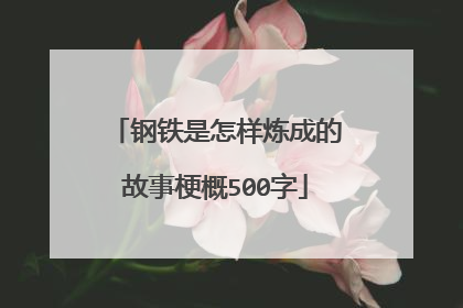 钢铁是怎样炼成的故事梗概500字