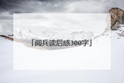阅兵读后感300字