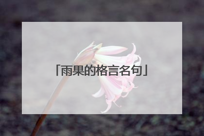 雨果的格言名句