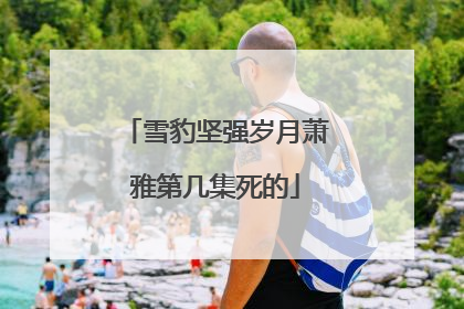 雪豹坚强岁月萧雅第几集死的