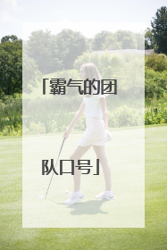 霸气的团队口号