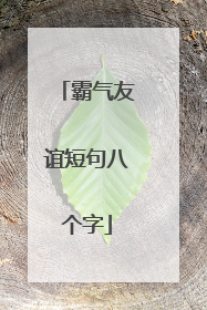 霸气友谊短句八个字