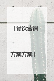 餐饮营销方案方案