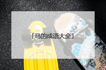 马的成语大全