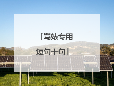 骂婊专用短句十句