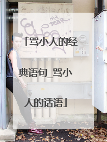 骂小人的经典语句_骂小人的话语