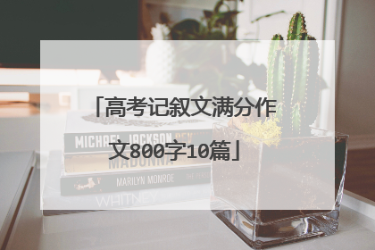 高考记叙文满分作文800字10篇