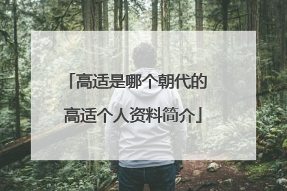 高适是哪个朝代的 高适个人资料简介