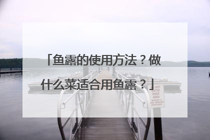 鱼露的使用方法？做什么菜适合用鱼露？