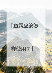 鱼露应该怎样使用？