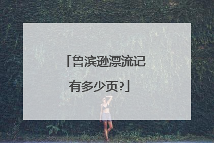 鲁滨逊漂流记有多少页?