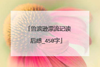鲁滨逊漂流记读后感_450字