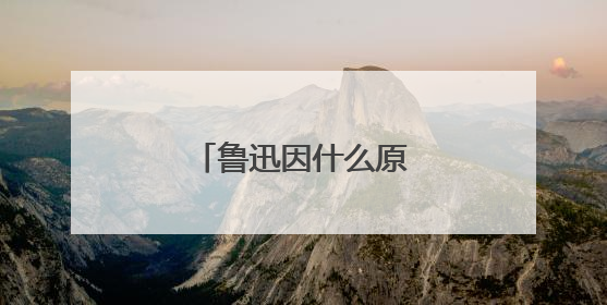 鲁迅因什么原因去世的?
