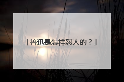 鲁迅是怎样怼人的?