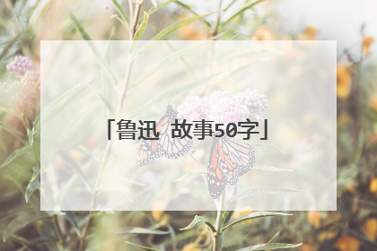 鲁迅 故事50字
