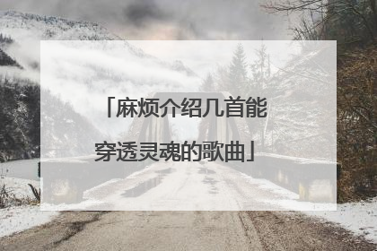 麻烦介绍几首能穿透灵魂的歌曲