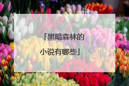 黑暗森林的小说有哪些