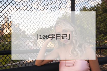 100字日记