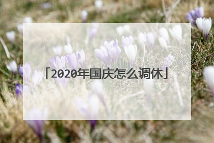 2020年国庆怎么调休