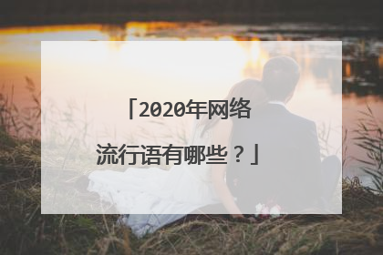 2020年网络流行语有哪些?