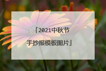 2021中秋节手抄报模板图片