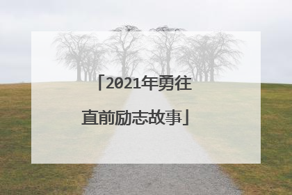 2021年勇往直前励志故事