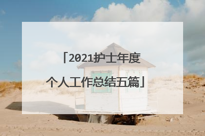2021护士年度个人工作总结五篇