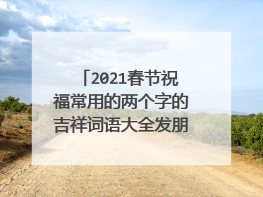 2021春节祝福常用的两个字的吉祥词语大全发朋友圈祝福词