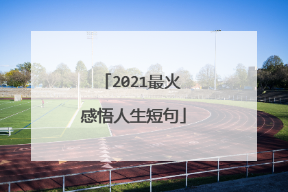2021最火感悟人生短句