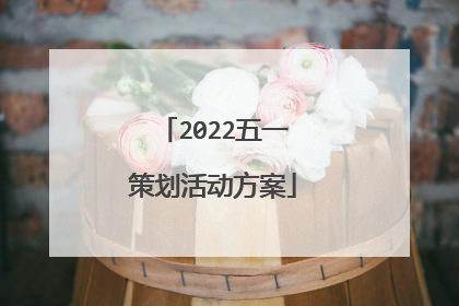 2022五一策划活动方案