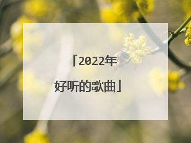 2022年好听的歌曲
