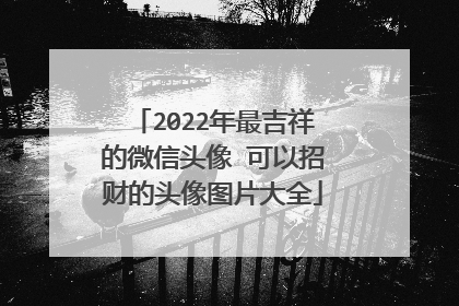 2022年最吉祥的微信头像 可以招财的头像图片大全