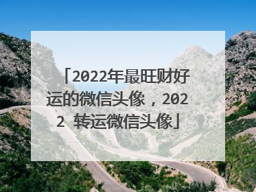 2022年最旺财好运的微信头像,2022 转运微信头像