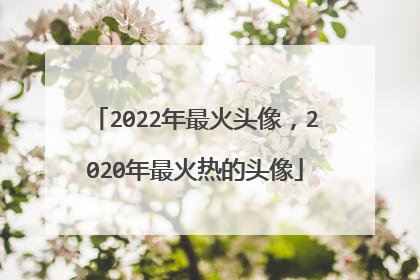 2022年最火头像,2020年最火热的头像