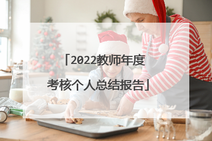 2022教师年度考核个人总结报告