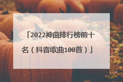 2022神曲排行榜前十名(抖音歌曲100首)