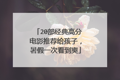 20部经典高分电影推荐给孩子，暑假一次看到爽