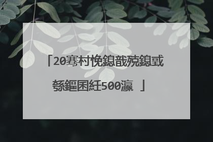 20骞村悗鎴戠殑鎴戜綔鏂囷紝500瀛�