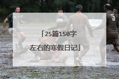 25篇150字左右的寒假日记