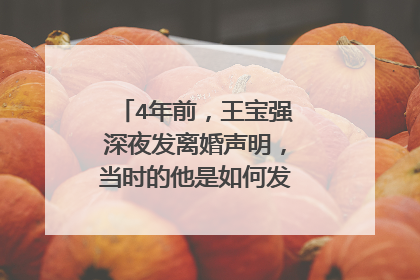 4年前，王宝强深夜发离婚声明，当时的他是如何发现马蓉出轨的？