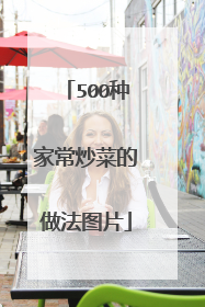 500种家常炒菜的做法图片