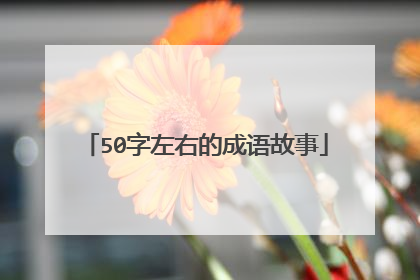 50字左右的成语故事